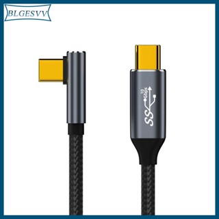 Blg สายชาร์จ USB C เป็น C 3 1 Gen2 100W 4K60Hz เอาท์พุตวิดีโอ 10Gbps