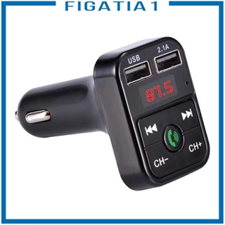 [figatia1] ที่ชาร์จ USB ไร้สาย บลูทูธ 3.0 FM MP3 สําหรับรถยนต์