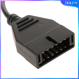 [dolity] อะแดปเตอร์เชื่อมต่อสายเคเบิล 10 นิ้ว 12 Pin OBD1 Pin 1 ชิ้น