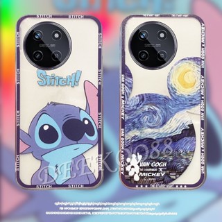 เคสโทรศัพท์มือถือ TPU ใส แบบนิ่ม ลายการ์ตูน ป้องกันกล้อง สําหรับ Realme 11 NFC C51 4G Realme11 11NFC RealmeC51 2023