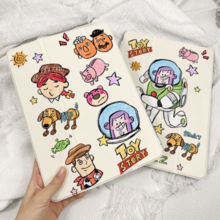 เคสใส พร้อมช่องใส่ปากกา กันกระแทก สําหรับ Ipad9 mini6 30% air5 4 Buzz Lightyear 10.2 ipad8 10