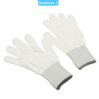 [baoblaze2] ถุงมือผ้าฝ้ายไวนิล 6 คู่