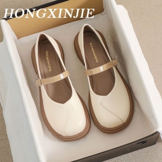 HONGXINJIE รองเท้าแตะ รองเท้าแฟชั่น สะดวกสบาย ฟชั่น ด้านล่างหนา 2023 ใหม่ B28G0QU 34Z230821