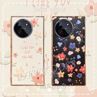 ใหม่ เคสโทรศัพท์มือถือ TPU นิ่ม ป้องกันกล้อง ลายดอกไม้น่ารัก สําหรับ Realme 11 NFC C51 4G Realme11 11NFC RealmeC51 2023