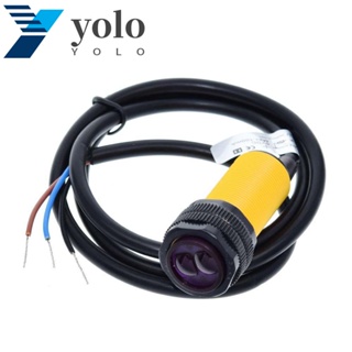 Yolo สวิตช์เซนเซอร์ตรวจจับวัตถุ อินฟราเรด E18-D80NK ระยะตรวจจับ 3-80 ซม. สําหรับหุ่นยนต์รถยนต์