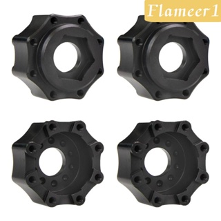 [flameer1] อะแดปเตอร์ดุมล้อ แกนหกเหลี่ยม โลหะอัลลอย ขนาด 8x32 เป็น 17 มม. สําหรับรถบังคับ รถบรรทุก 1/7 4 ชิ้น