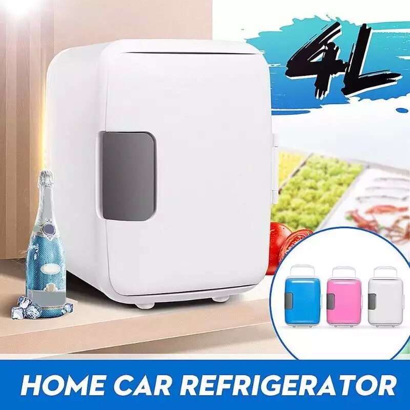 ตู้เย็นขนาดเล็ก ตู้เย็นในรถยนต์ ขนาด 4 ลิตร สำหรับรถยนต์ รถบรรทุก