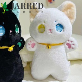 Jarred ของเล่นตุ๊กตาแมว สีขาวดํา แบบนิ่ม ของขวัญวันเกิด สําหรับเพื่อนแมว