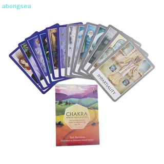 Abongsea CHAKRA ไพ่ทาโรต์ PDF Oracle Cards Divination เกมกระดาน สําหรับเด็ก