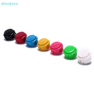 Abongsea อะไหล่ปุ่มกด ขนาด 30 มม. 7 สี แบบเปลี่ยน สําหรับเกมอาเขต 10 ชิ้น