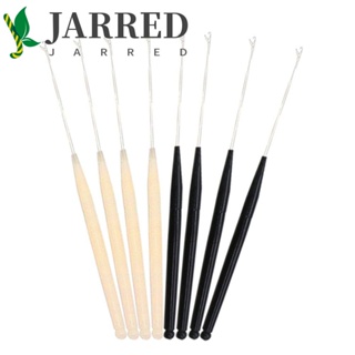 Jarred เข็มตะขอถักโครเชต์ พลาสติก สีดํา สําหรับถักนิตติ้ง 5 ชิ้น ต่อชุด