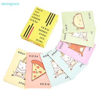 Abongsea ใหม่ Taco Cat Goat Cheese Pizza การ์ดเกมของเล่น ของขวัญ สําหรับครอบครัว