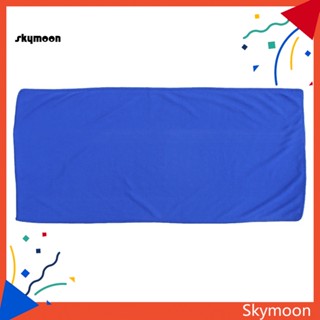 Skym* ผ้าขนหนู แบบแขวน ดูดซับน้ํา สีพื้น สําหรับทําความสะอาดห้องครัว บ้าน