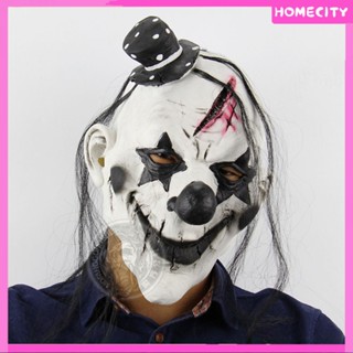 [พร้อม] Demon Clown Latex Horror Mask Halloween Scary Ghost หน้ากากตลก