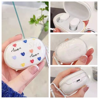 เคสหูฟังบลูทูธ TPU นิ่ม แบบใส ลายดอกไม้น่ารัก สําหรับ XiaoMi Redmi AirDots 3