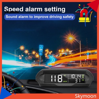 Skym* จอแสดงผล HUD Head-up ที่ทนทาน สําหรับรถบรรทุก รถยนต์ USB HUD Altitude Time Speed Temperature Display GPS ตําแหน่งสัญญาณ