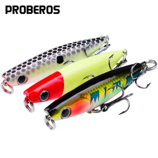 Proberos 1Pc 4cm/2g Long-distance Throwing Sinking Underwater Popper Lure พร้อมกับ 12 # Sanben Hook เหยื่อประดิษฐ์