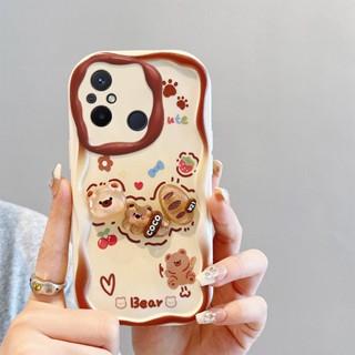 เคสโทรศัพท์ซิลิโคน TPU แบบนิ่ม ลายการ์ตูน 3D สําหรับ Redmi 12C 10C 10 10A 9C 9A 9T A2 A2 4G 2022