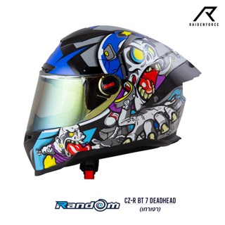 หมวกกันน็อค Random CZ-R BT 7 DeadHead เทาเงา