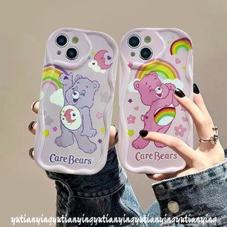 เคสโทรศัพท์มือถือนิ่ม ขอบโค้ง ลายการ์ตูนหมีกราฟฟิตี้น่ารัก สีรุ้ง หลากสี สําหรับ Infinix Hot 9 8 10Lite 30i Smart 7 5 6 6Plus Hot 9 12 11 20 30 8 10 Play Note 12 G96 3D