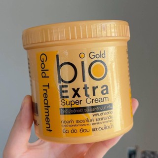 ราคาต่อกระปุก BIO GOLD EXTRA SUPER TREATMENT CREAM ครีมบำรุงเส้นผม โกลด์ไบโอเอ็กตร้า ซุปเปอร์ทรีทเม้นท์ ครีม ปริมาณ 5...