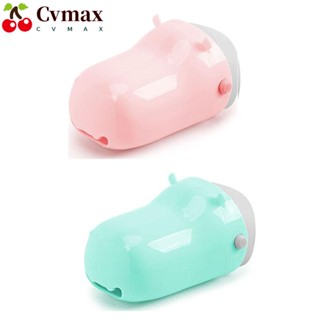 Cvmax ฝาครอบก๊อกน้ํา รูปปลาวาฬ สีฟ้า สีชมพู สําหรับอาบน้ํา 2 ชิ้น