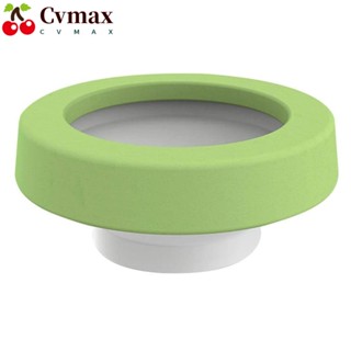 Cvmax แหวนซีลชักโครก ปะเก็นซิลิโคน ทรงกลม สีเขียว สําหรับห้องน้ํา