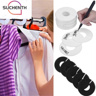 Suchenth แหวนแบ่งขนาดเสื้อผ้า ทรงกลม DIY 5 10 ชิ้น