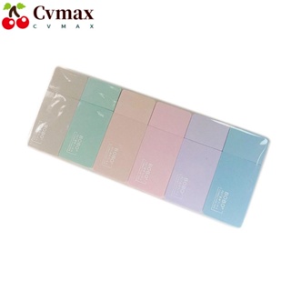 Cvmax เทปลบคําผิด พลาสติก สีขาว เรียบง่าย อุปกรณ์สํานักงาน 6 แพ็ค