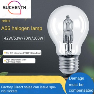 Suchenth หลอดไฟฮาโลเจน E27 28W-100W A55 แบบเปลี่ยน