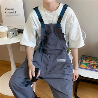 Overalls🎉กางเกงเอี๊ยมขายาวครึ่งตัว ชุดเอี๊ยมแคมป์ปิ้ง ใส่ได้ทั้งหญิงชาย