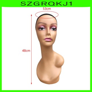 [szgrqkj1] หุ่นหัวโล้น หุ่นหัวตุ๊กตา สําหรับตั้งโชว์หมวก แว่นตา เครื่องสําอาง