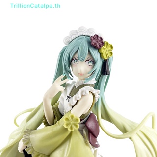 Trillioncatalpa โมเดลฟิกเกอร์ PVC อนิเมะ Hatsune Miku ไอศกรีมมัทฉะ สําหรับเก็บสะสม