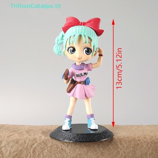 Trillioncatalpa ฟิกเกอร์อนิเมะ Dragon Ball Bulma Q Posket Versions 15 ซม. 1 ชิ้น