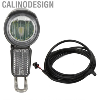 Calinodesign 6‑60V 5W Electric Bicycle Front Light Bike Headlight /SM Connector Aluminum Alloy  E  Headlamp