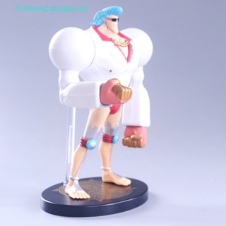 Trillioncatalpa โมเดลฟิกเกอร์ PVC อนิเมะ One Piece Franky สีขาว สําหรับเก็บสะสม TH