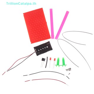 Trillioncatalpa ชุดของเล่นวิทยาศาสตร์ เกมไม้กางเขนไฟฟ้า เพื่อการเรียนรู้เด็ก DIY TH
