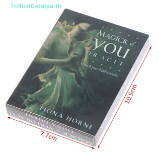 ไพ่ทาโรต์ TrillionCatalpa Magick Of You Oracle ของเล่นสําหรับเด็ก