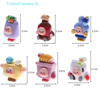 Trillioncatalpa พวงกุญแจเรซิ่น จี้การ์ตูนหมู 3D DIY อุปกรณ์เสริม สําหรับตกแต่ง TH