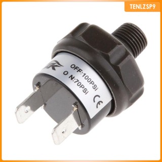 [tenlzsp9] สวิตช์ควบคุมแรงดันคอมเพรสเซอร์ปั๊มอากาศ 12V DC