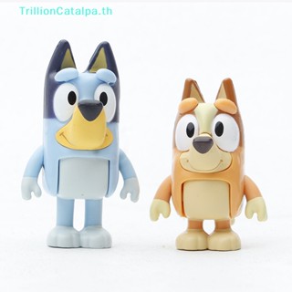 Trillioncatalpa โมเดลฟิกเกอร์อนิเมะ Bluey Playtime ข้อต่อขยับได้ 8 ชิ้น