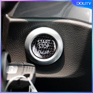 [dolity] สติกเกอร์คาร์บอนไฟเบอร์ ติดปุ่มสวิตช์เครื่องยนต์รถยนต์ แบบเปลี่ยน สําหรับ 6 7 X1 X3 X5 X6 F/G Chassis