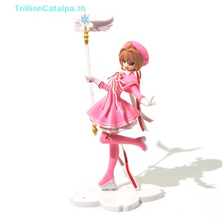 Trillioncatalpa โมเดลฟิกเกอร์อนิเมะ Captor SAKURA สีชมพู สําหรับตกแต่งเค้ก