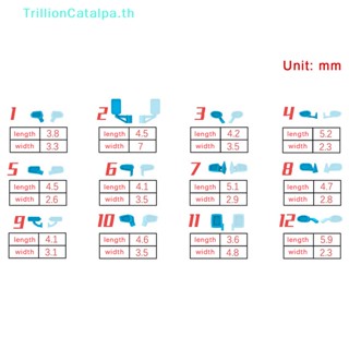 Trillioncatalpa อะไหล่กระจกมองหลัง สะท้อนแสง 1:64 DIY สําหรับโมเดลรถแข่งของเล่น 1 คู่