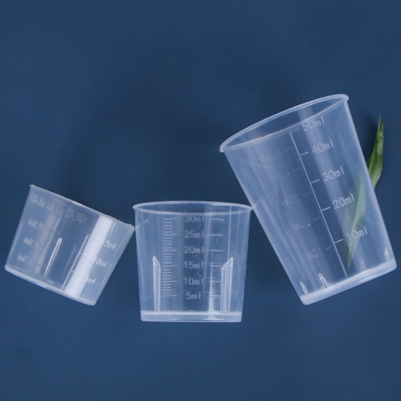 ถ้วยตวงพลาสติก ถ้วยตวงพลาสติก ปริมาณ 100ml, 50ml, 30ml-gardenofe