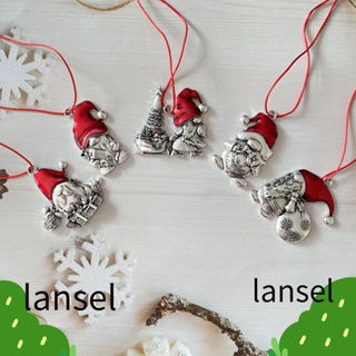 Lansel จี้โลหะ รูปซานตาคลอส หมุนได้ สําหรับตกแต่งบ้าน DIY