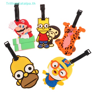 Trillioncatalpa พวงกุญแจ จี้ตุ๊กตา PVC รูปการ์ตูนอนิเมะ Super Mario Bros Mario Luigi Yoshi Toad Bowser สําหรับห้อยกระเป๋านักเรียน