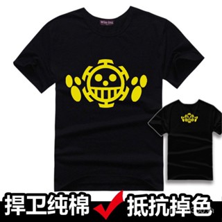 พร้อมส่ง เสื้อยืดแขนสั้น คอกลม พิมพ์ลายการ์ตูนอนิเมะ One Piece Death Surgeon สไตล์ญี่ปุ่น สําหรับผู้ชาย