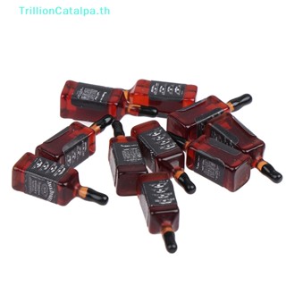 Trillioncatalpa ขวดไวน์จิ๋ว อุปกรณ์เสริม สําหรับบ้านตุ๊กตา 10 ชิ้น