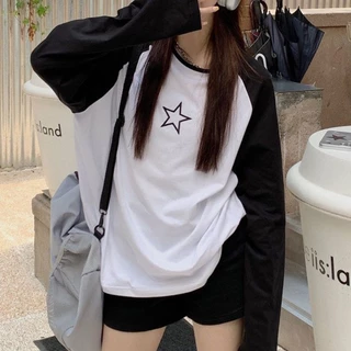 เสื้อยืดเเขนยาว ลายสวยๆน่ารักๆ เนื้อผ้าดี สวมใส่สบาย ใส่ได้ทั้งผู้ชายเเละผู้หญิง